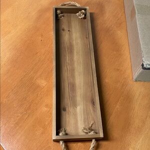 Wooden Tray with Handles